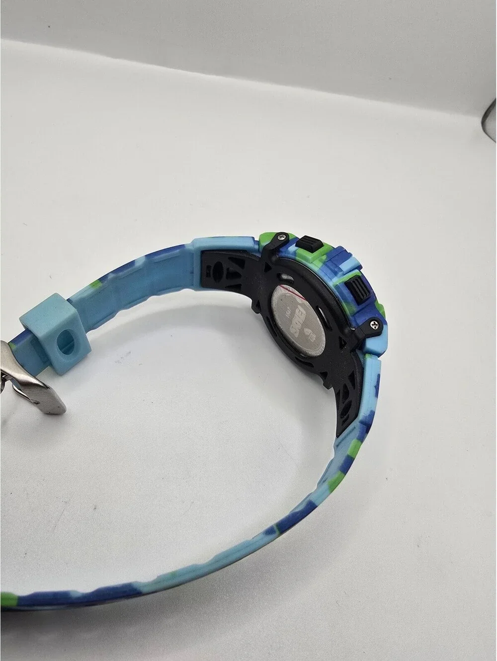 SKMEI 1347 Digital Quartz Sport Watch Alarm Chronograph Resin Strap 50m